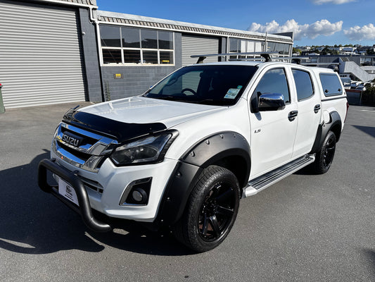 Stainless Steel Nudge Bar Isuzu D-Max 2012-2020 Medium Size Matte Black