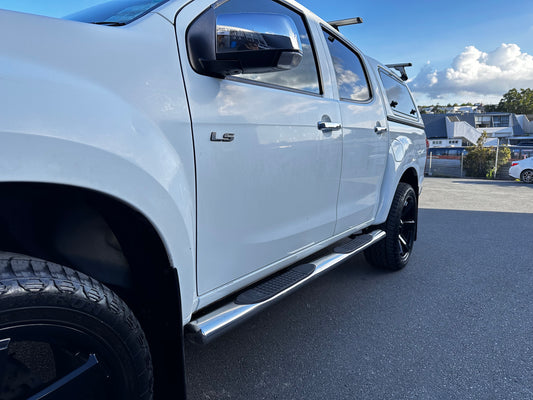 Running Board 4 inch Oval Tube Stainless Steel Colorado 2012-2020 Double Cab