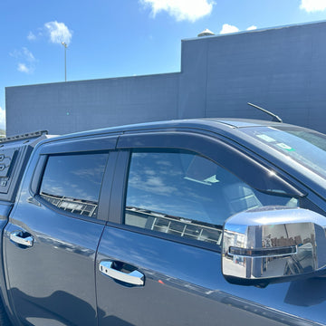 DOOR VISORS/ WINDOW MONSOONS Weather Shields Mitsubishi Triton 2024+