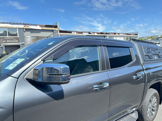 DOOR VISORS/ WINDOW MONSOONS Weather Shields Mitsubishi Triton 2024+