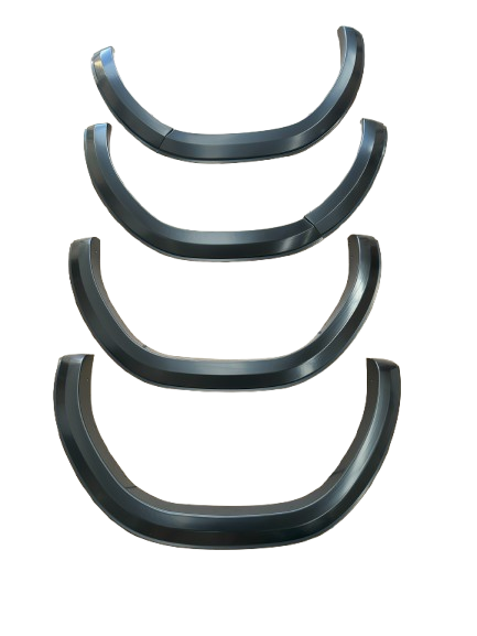 Fender Flare 4-inch Style Toyota Hilux 2021-2024 SR/SR5 Matte Black