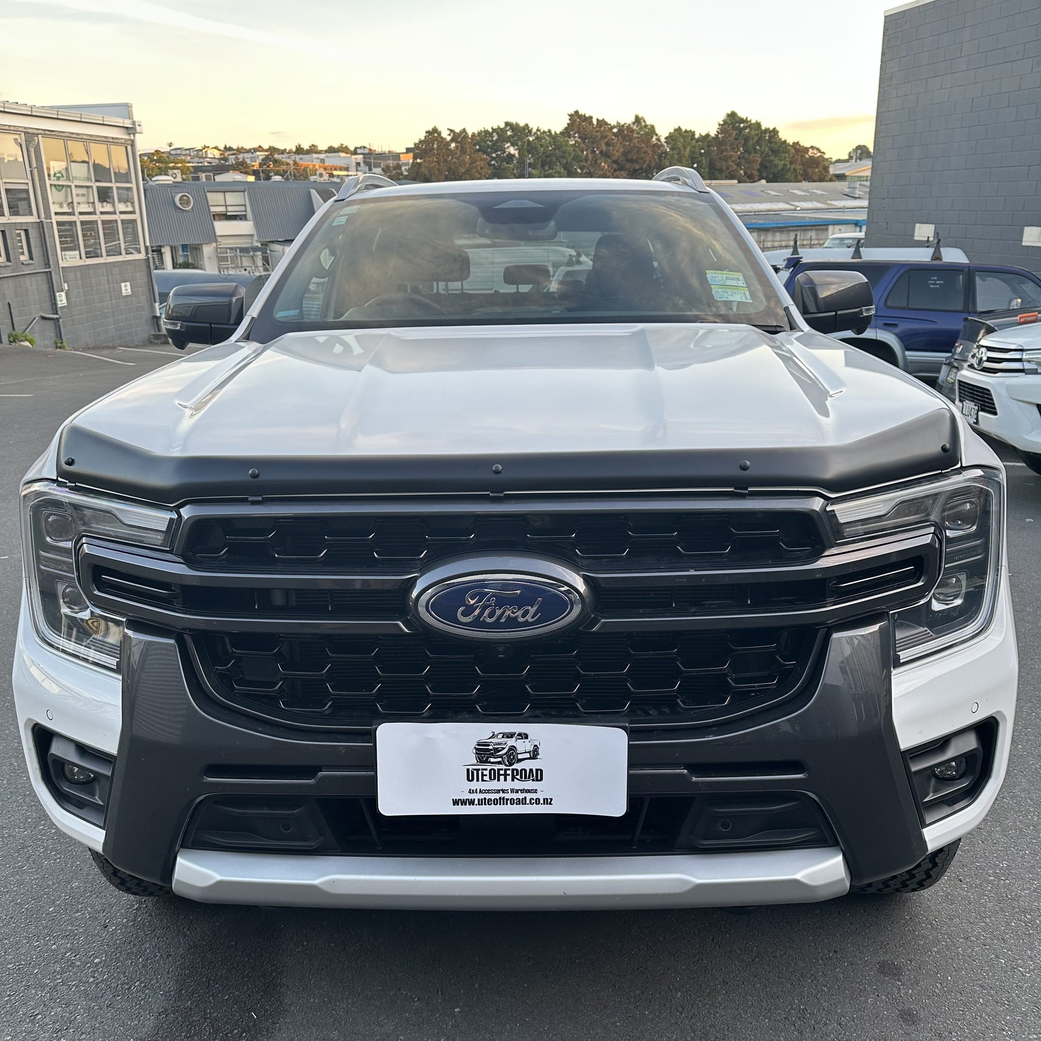 Bonnet Guard Protector Stone Guard Ford Ranger 2022+ PX4 New Ranger Next Gen OEM Matte Black