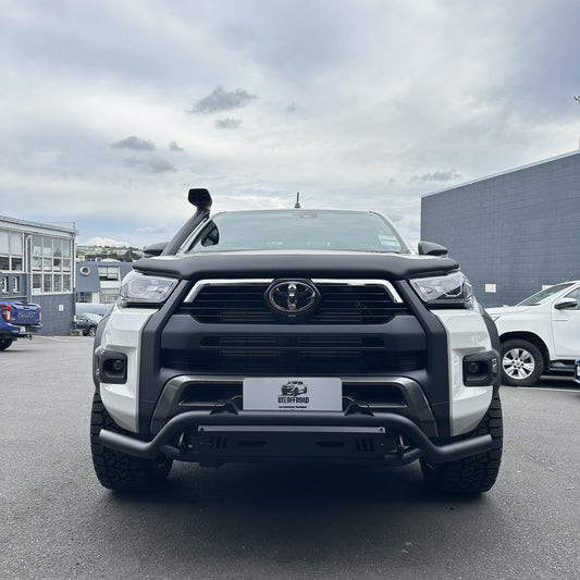 Nudge bar(Compatible Front Camera and Sensors) Lower style for Toyota Hilux 2015-2020/Hilux 2021+ Black