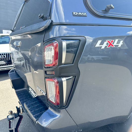 Taillight Covers Isuzu D-Max 2021-2023 Matte Black