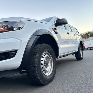 Fender Flare Ford Ranger PX2 2016-2018 4-inch Smooth Style Matte Black Double/Super Cab
