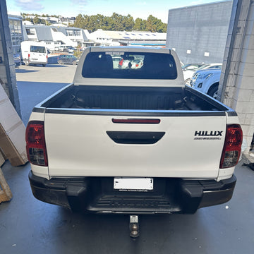 Bedside Rail Covers-3 Piece Set Toyota Hilux 2015-2020 Textured Black