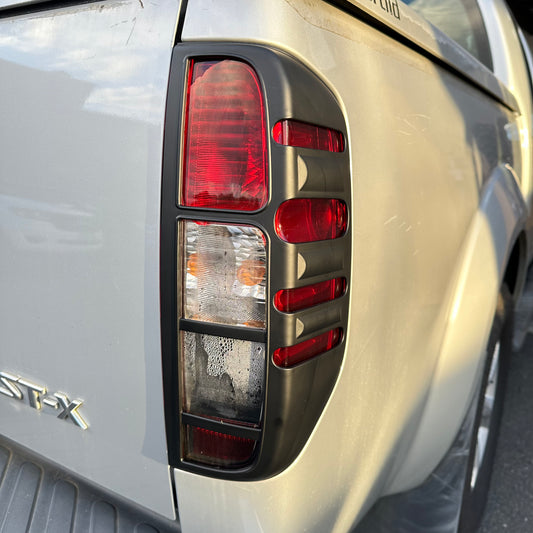 Taillight Covers Nissan Navara D40 2005-2015 Matte Black Thai model/Spain Model