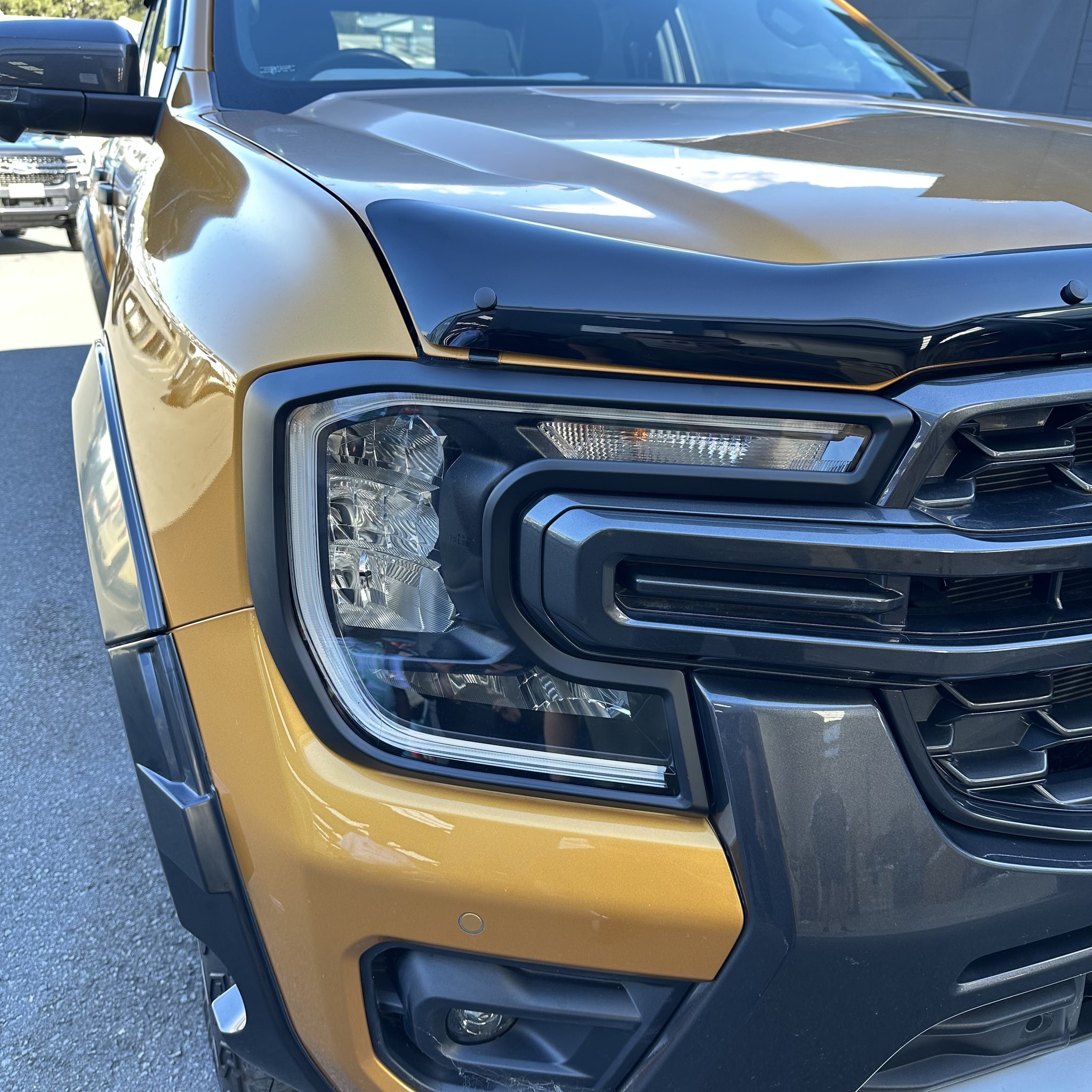 Headlight Covers Ford Ranger 2022+ New RANGER PX4 Matte black/Everest 2022+ New Everest
