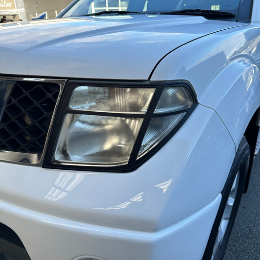 Headlight Covers Nissan Navara D40 2005-2015  Matte Black Thai model