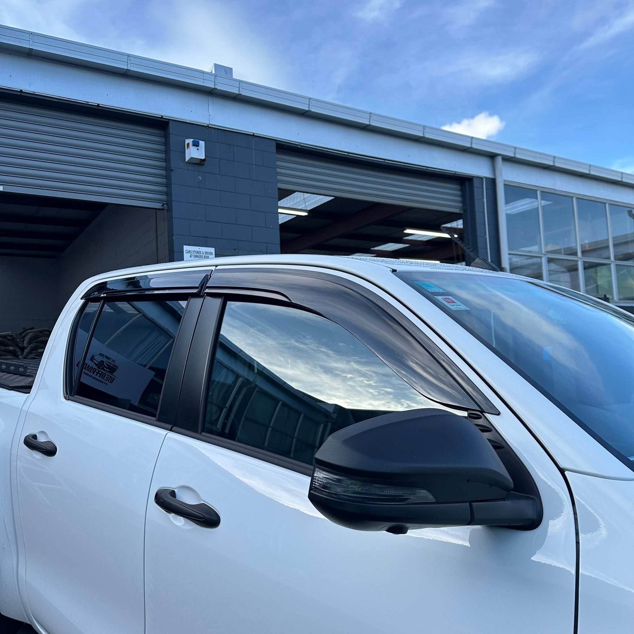 DOOR VISORS/ WINDOW MONSOONS  Weather Shields Toyota Hilux Revo  2015-Current
