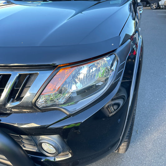 Headlight Covers and Taillight Covers Mitsubishi Triton 2015-2018 Matte Black