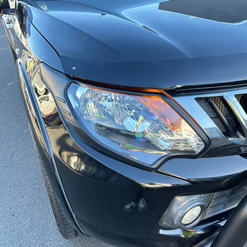 Headlight Covers Mitsubishi Triton 2015-2018 Matte black