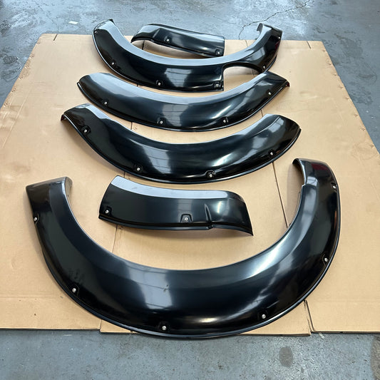 Fender Flare Nissan Navara NP300 2015-2020 ST/SL/ST-X Bolt Style Matte Black