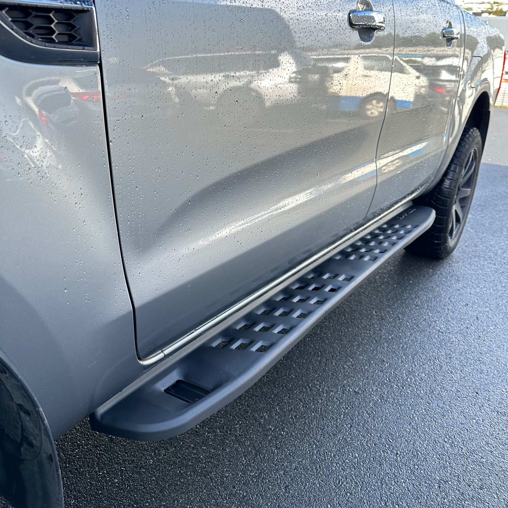 Jet Ranger Side Step Side Step Raptor Style Heavy Duty Steel for Ranger Px1/2/3 2012-2021 D