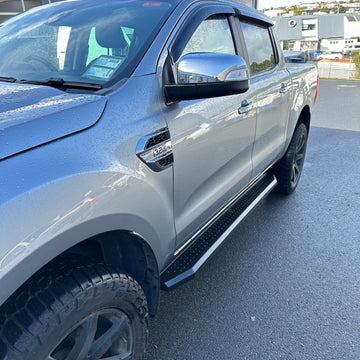 Side Step Running Board Black Steel Ranger 2022+ New Ranger Double/Super Cab