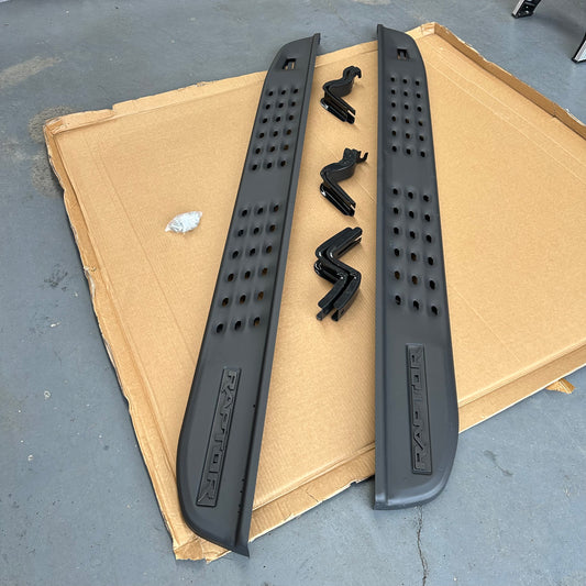 Side Step Raptor Style Heavy Duty Steel for Ranger 2022+ Double Cab