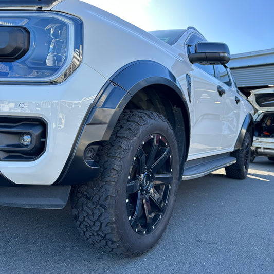 Fender Flare Ford Ranger 2022+ New Ranger Wildtrak Slim Smooth Style Matte Black