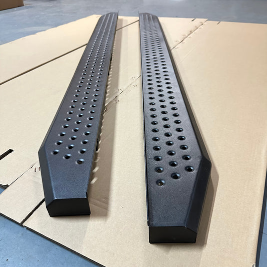 Side Step Running Board Black Steel Volkswagen Amarok 2023+ Double/Super Cab