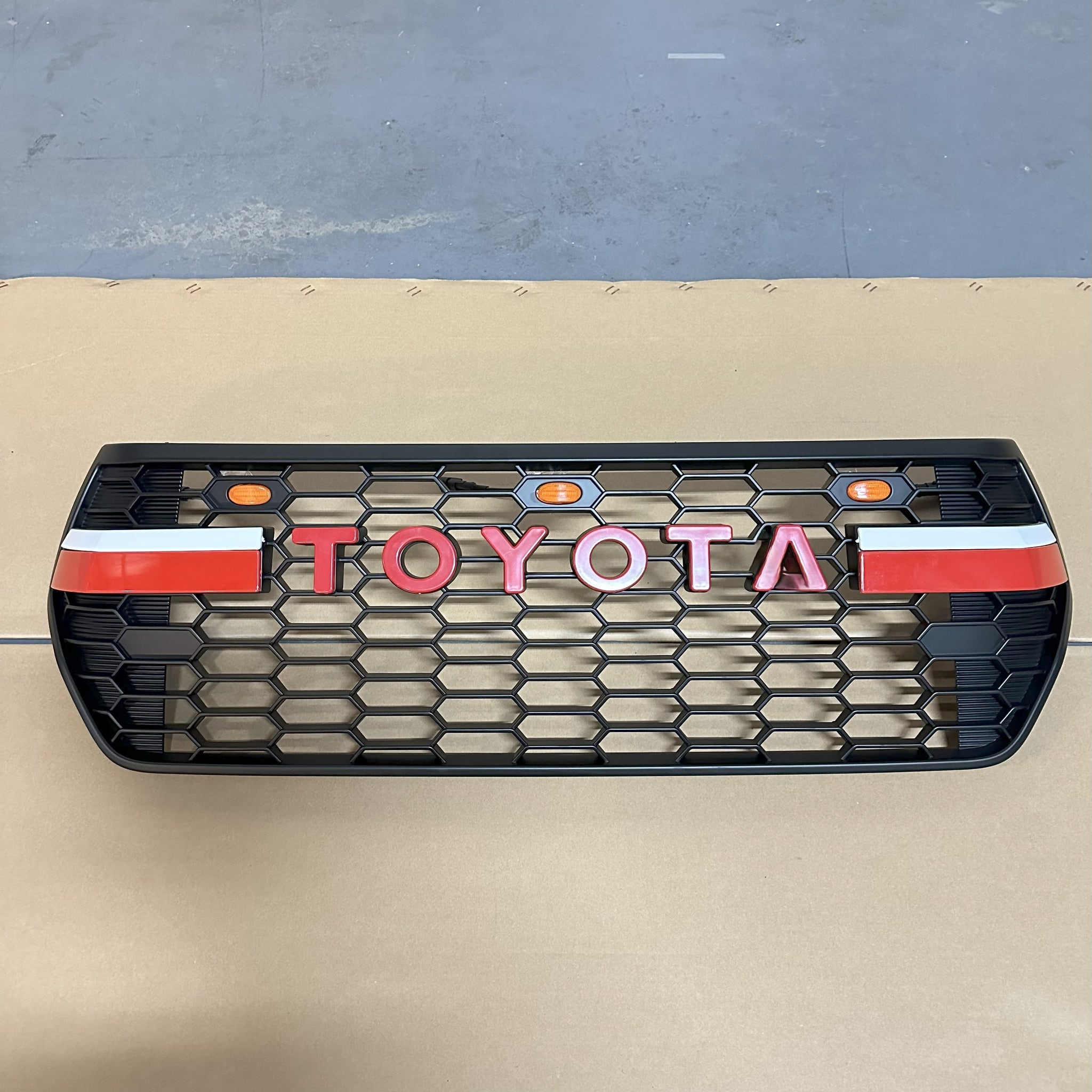 Front Bumper Grille With Led Light for Toyota Hilux Rocco 2018-2020