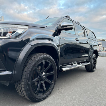 Running Board 4 inch Oval Tube Stainless Steel Hilux Revo 2015-Current Double Cab