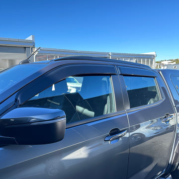 DOOR VISORS/ WINDOW MONSOONS Weather Shields Mazda BT-50 2021+