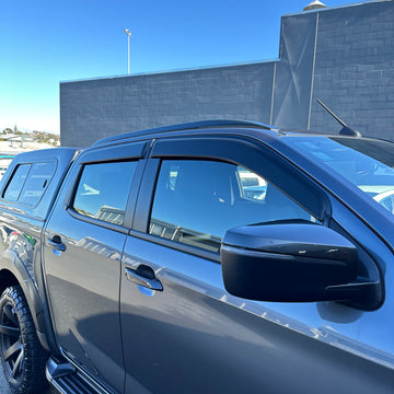 DOOR VISORS/ WINDOW MONSOONS Weather Shields Isuzu D-max 2021-2023