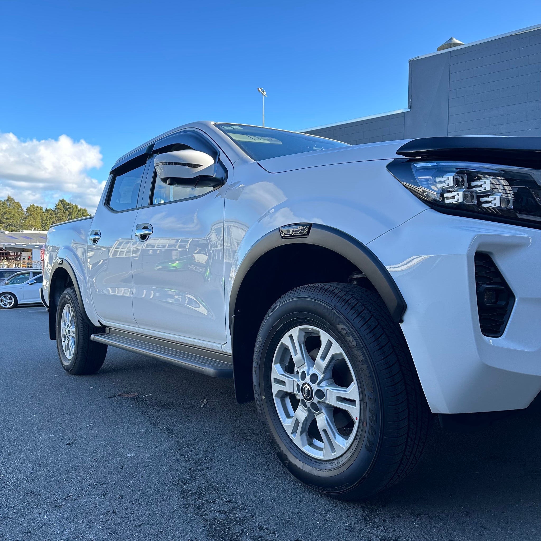 Fender Flare Nissan Navara 2021+ OEM Style Matte Black with Black Layer