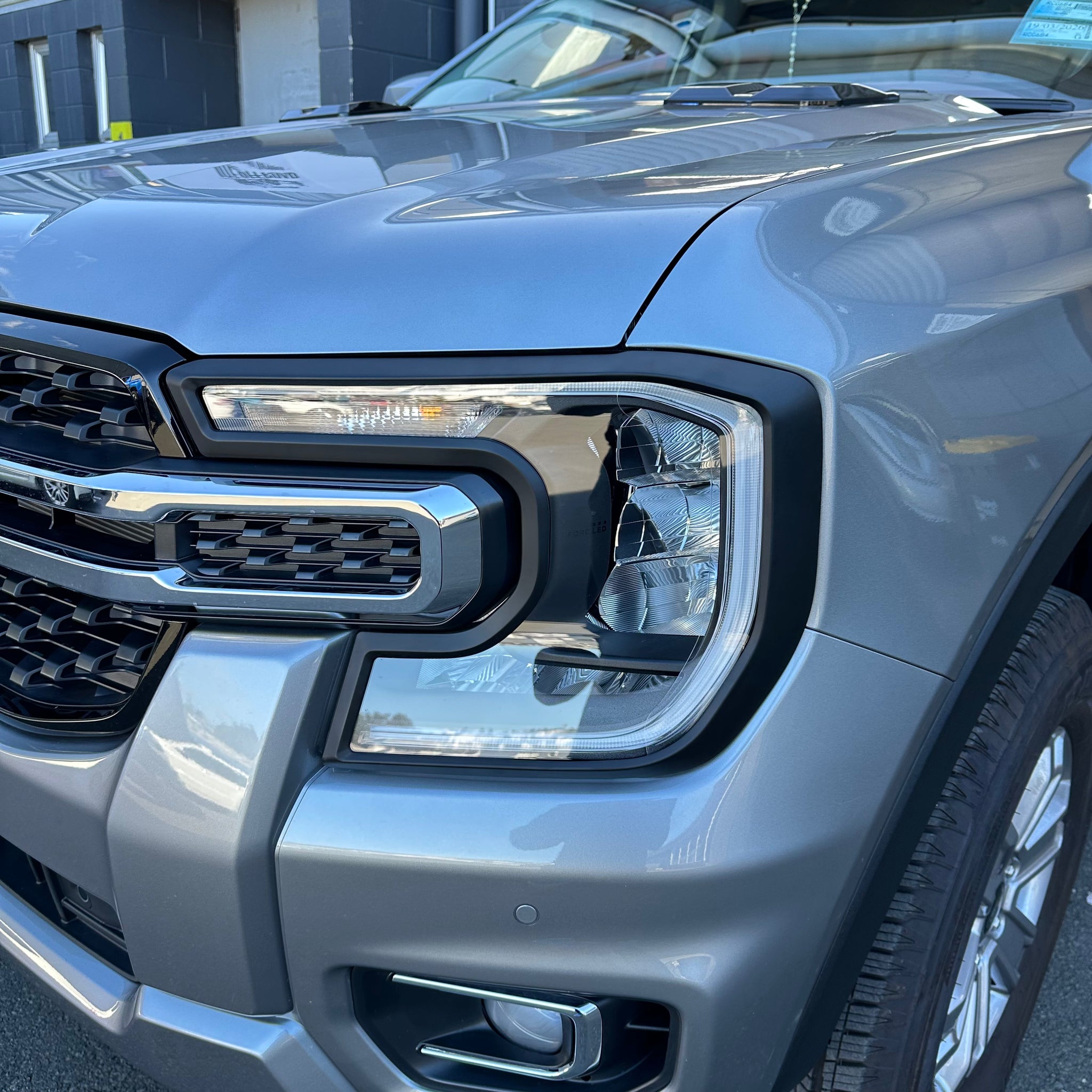Headlight Covers and Taillight Covers Ford Ranger 2022+ New Ranger Matte black