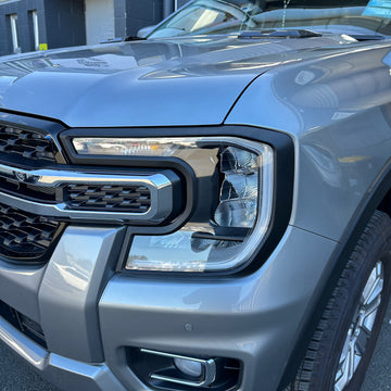 Headlight Covers and Taillight Covers Ford Ranger 2022+ New Ranger Matte black