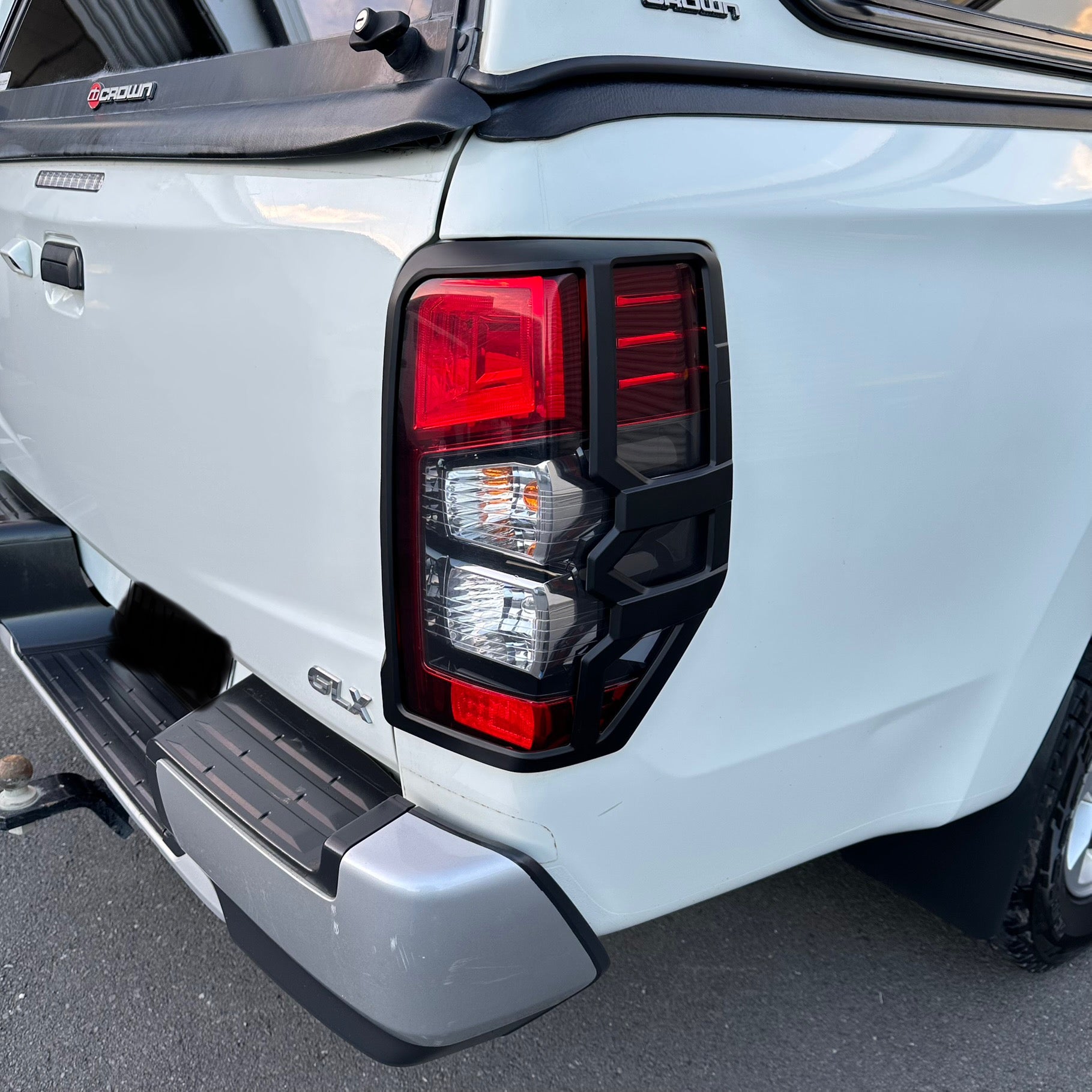 Taillight Covers Mitsubishi Triton 2019-2023 Matte black
