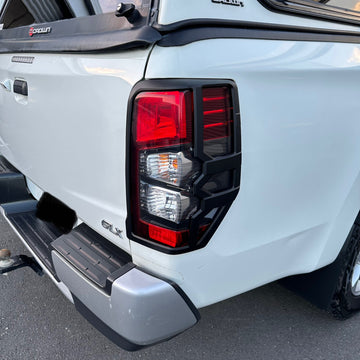 Taillight Covers Mitsubishi Triton 2019-2023 Matte black