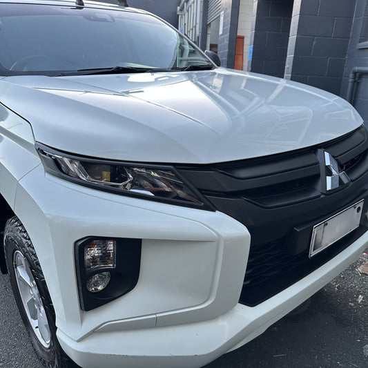 Headlight Covers Mitsubishi Triton 2019-2023  Matte black