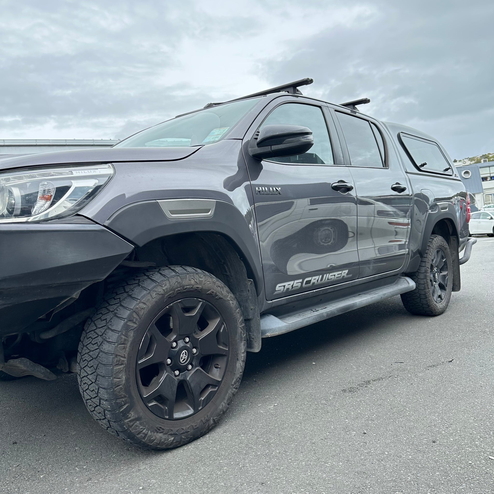 Fender Flare Toyota Hilux  2015-2020 OEM Style with Grey layer Surface