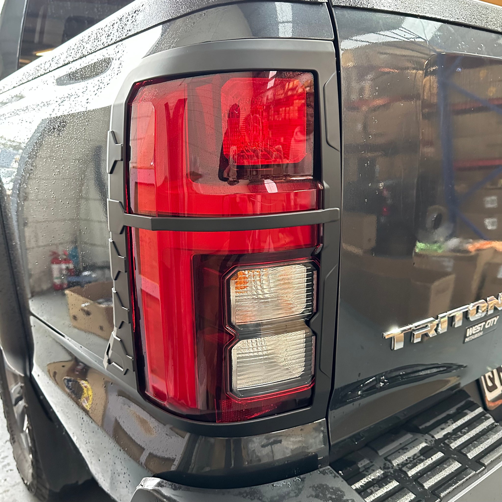 Taillight Covers Mitsubishi Triton 2024+ Matte black