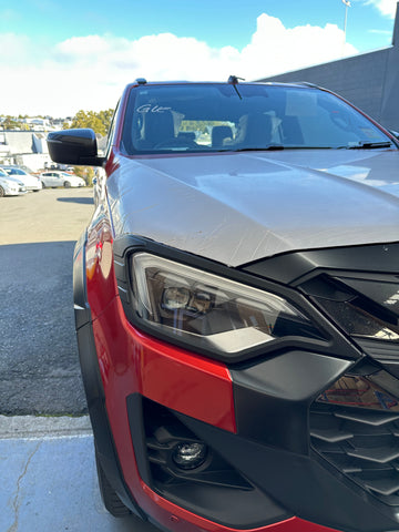 Headlight Covers and Taillight Covers Isuzu D-Max 2024+ Matte Black