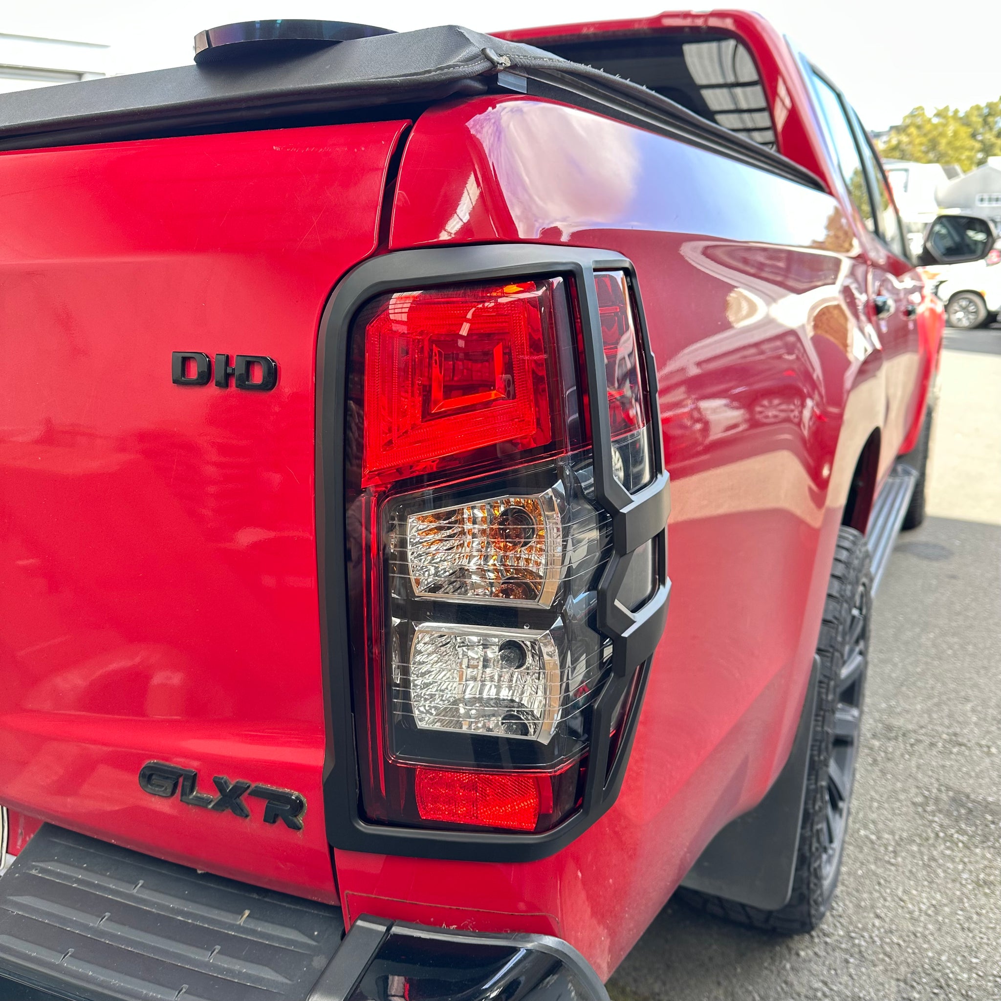 Taillight Covers Mitsubishi Triton 2019-2023 Matte black