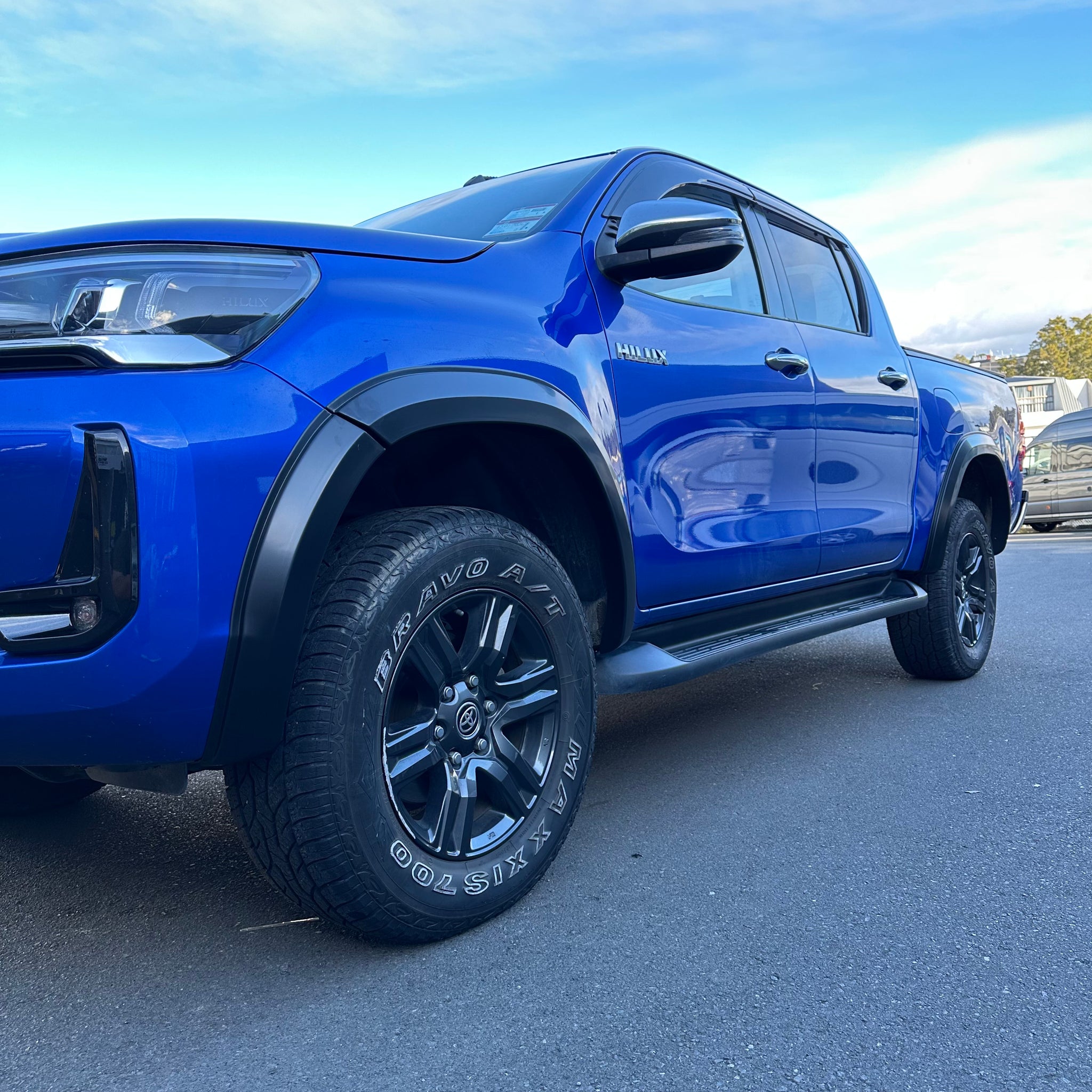 Fender Flare Toyota Hilux 2021+ SR/SR5 Slim 4-inch Matte Black