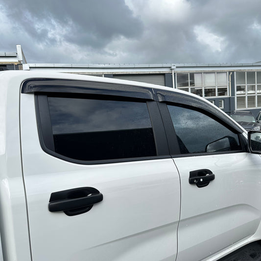 DOOR VISORS/ WINDOW MONSOONS  Weather Shields Ford Ranger 2022+ New Ranger