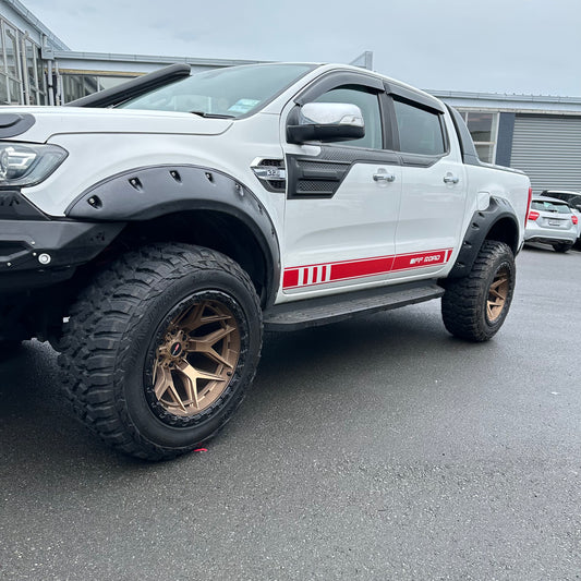 Monster Flare for Ford Ranger PX2 2016-2018 Bolt Style Matte Black
