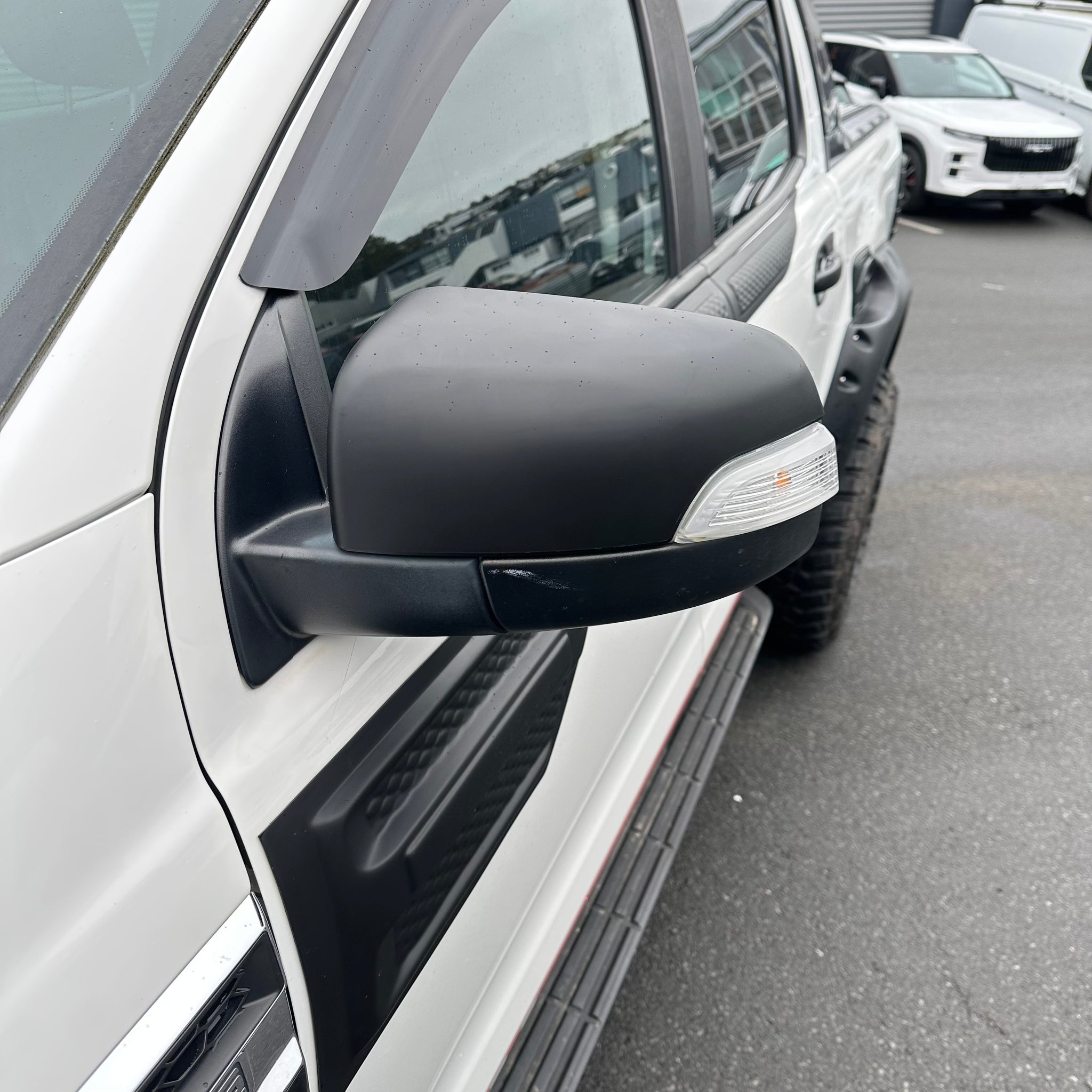 Mirror Covers Ford Ranger PX1 PX2 PX3 2012-2021/ Everest 2015-2021 Matte Black