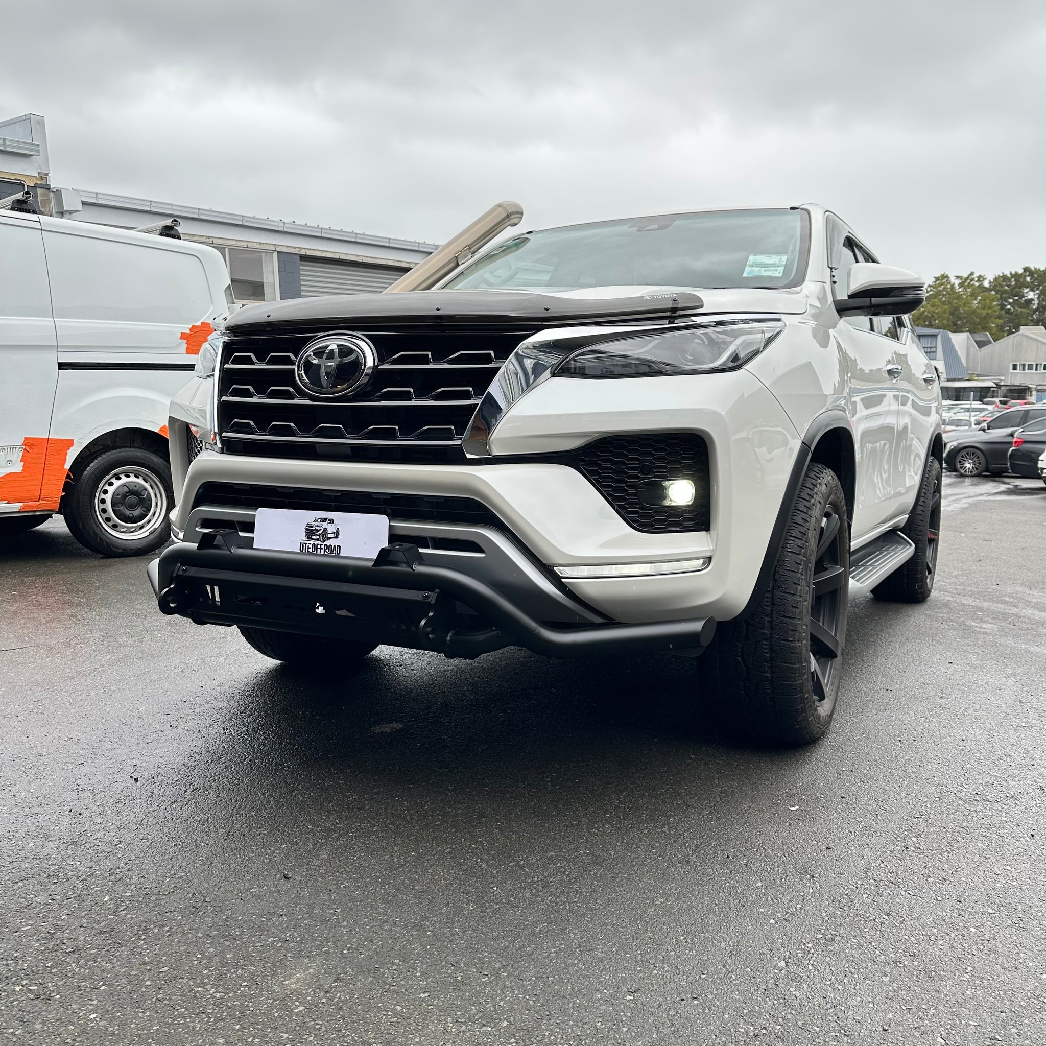 Nudge bar(Compatible Front Camera and Sensors) Lower style for Toyota Fortuner 2015-2025