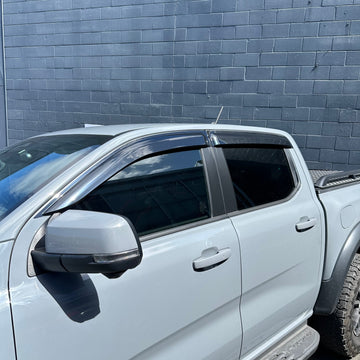 DOOR VISORS/ WINDOW MONSOONS Weather Shields Ford Ranger 2022+ New Ranger