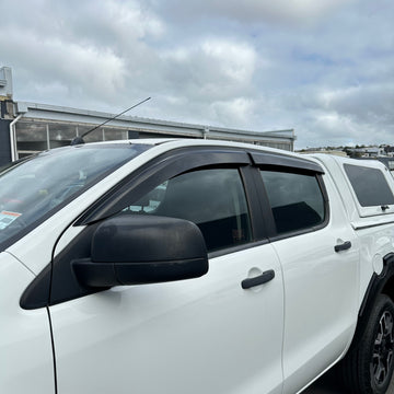 DOOR VISORS/ WINDOW MONSOONS Weather Shields Mazda BT-50 2012-2020