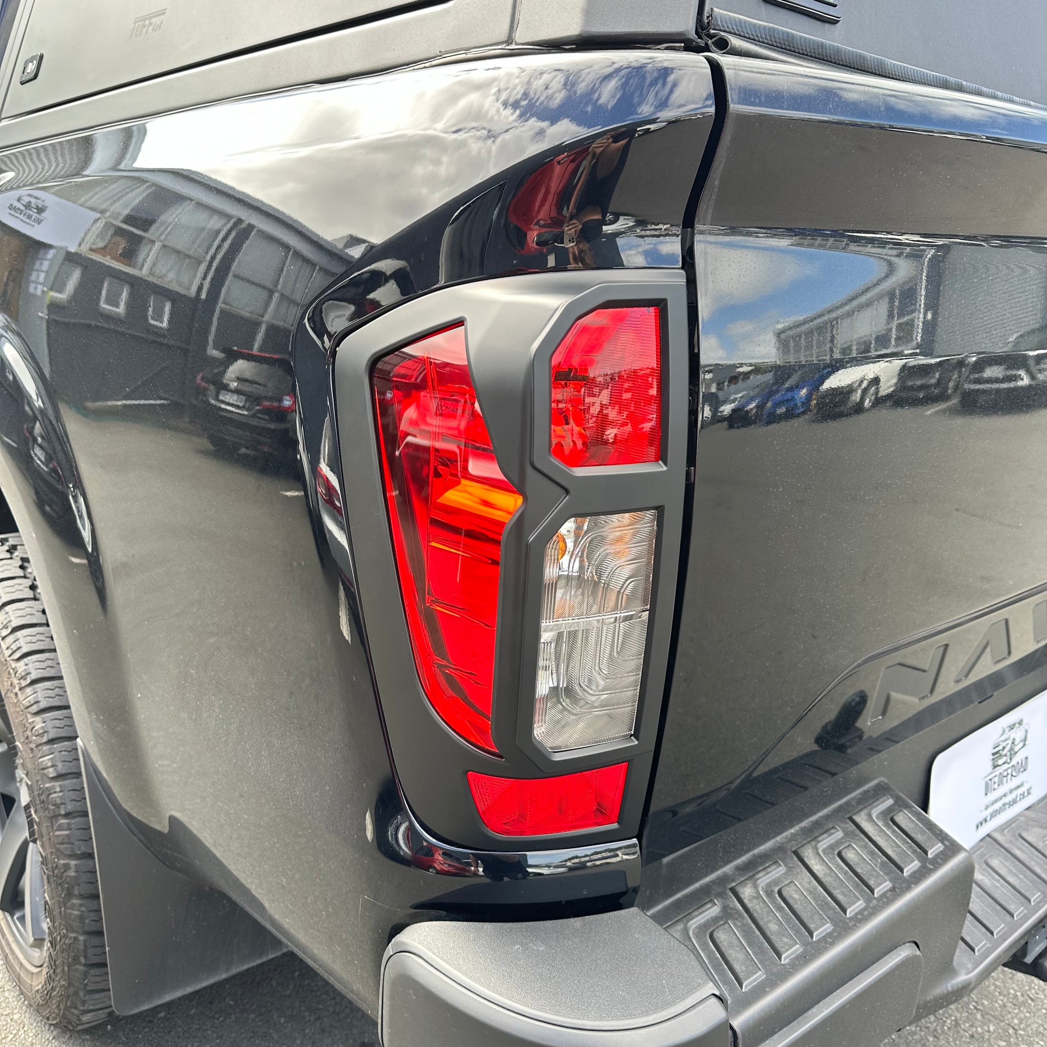 Taillight Covers Nissan Navara NP300 2015-2020/Navara 2021+ SL Matte Black