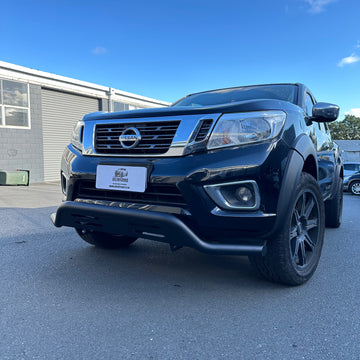 Stainless Steel Nudge bar Nissan Navara NP300 2015-2020 Black Q1