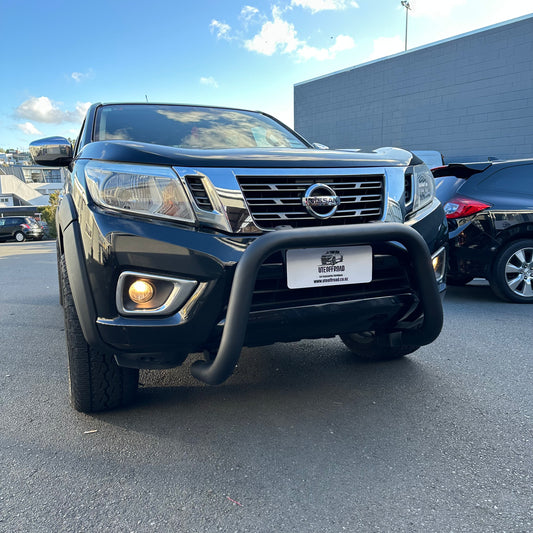 Nudge Bar (Compatible Front Sensors) Nissan Navara NP300 2015-2020 Matte Black W2
