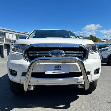 304 Stainless Steel Nudge Bar Ranger Px1/2/3 2012-2021 / Everest 2015-2021 (Compatible Front Sensors) Chrome W3