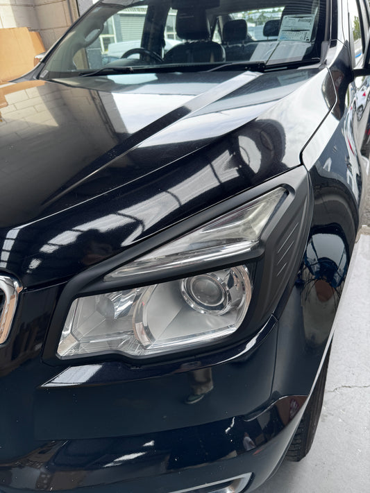 Headlight Covers and Taillight Covers Holden Colorado 2012-2016 Matte black