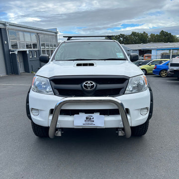 304 Stainless Steel Nudge Bar Toyota Hilux 2005-2015 (Compatible Front Sensors) Chrome W3