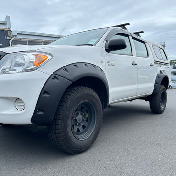 Fender Flare Toyota Hilux Vigo 2005-2012 Bolt Style Textured Black